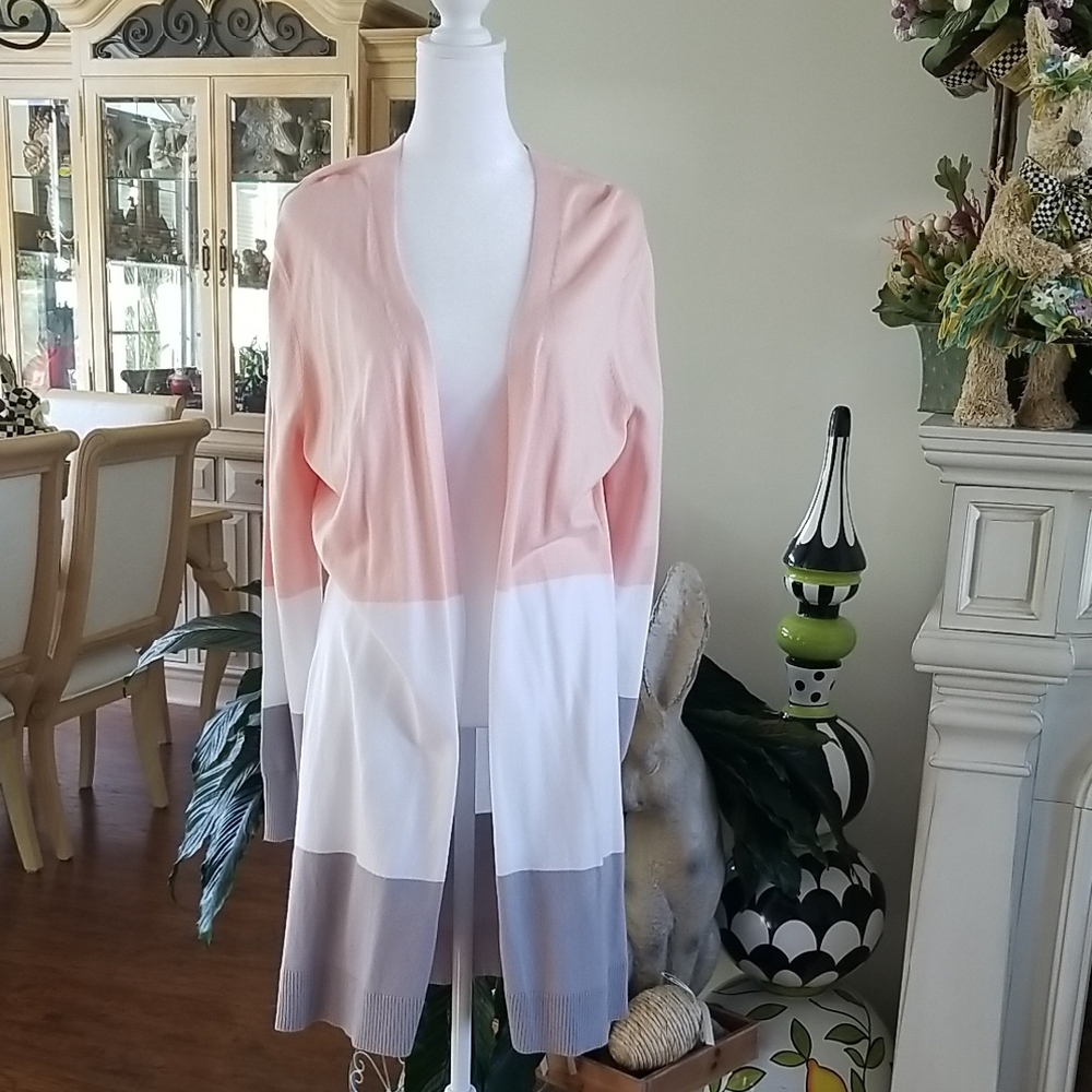 Women's Color Block Cardigan Sweater